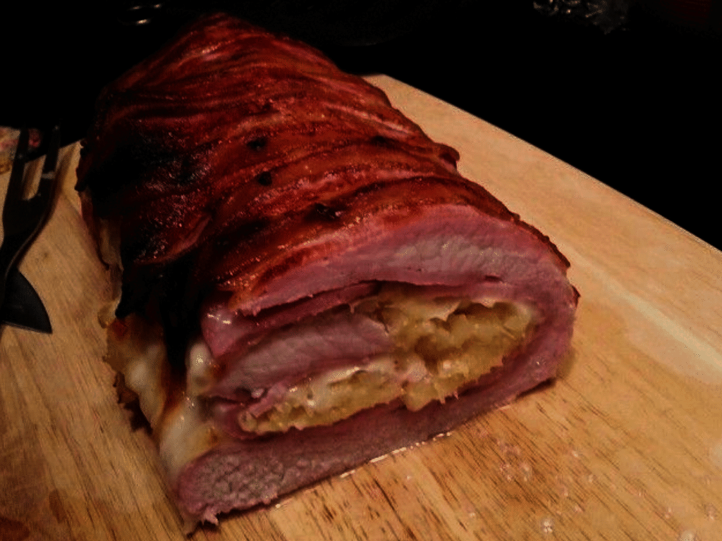 10 Recetas fáciles de solomillo al horno en su jugo y relleno Solomillo de cerdo relleno de jamón y queso