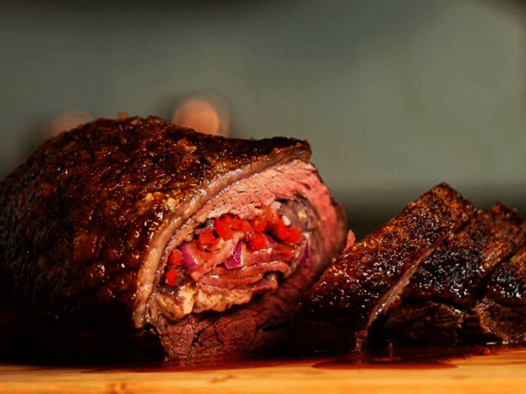 10 Recetas fáciles de solomillo al horno en su jugo y relleno Solomillo relleno al horno en salsa de naranja