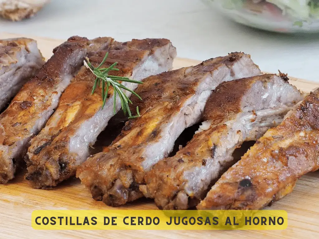 10 ideas para cocinar carne de cerdo al horno bien jugosa Costillas de cerdo jugosas al horno