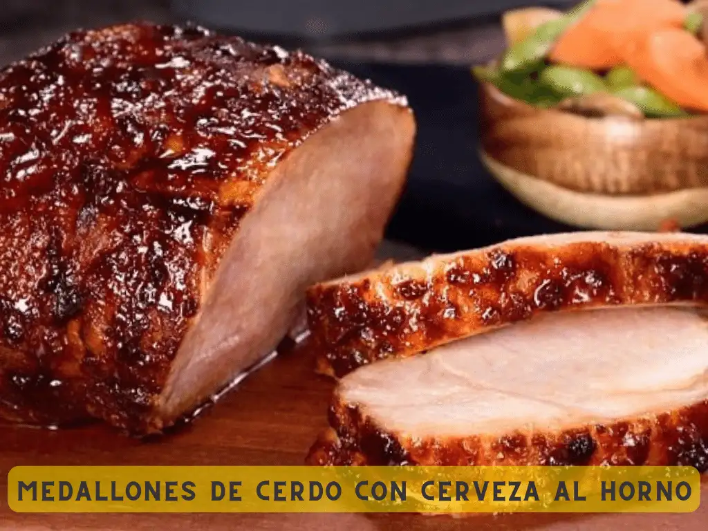 10 ideas para cocinar carne de cerdo al horno bien jugosa Medallones de cerdo con cerveza al horno
